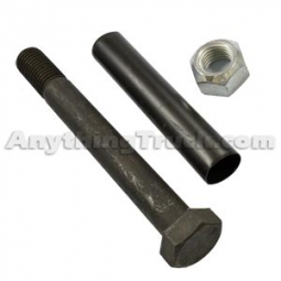 Euclid E-3768 Pivot Bolt with Nylon Sleeve and Lock Nut, 1-1/8"-7 x 9-1/2", Grade 8