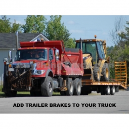 Tractor Protection System Kit for Dump Trucks with a PP-1 Dash Valve, Includes Gladhands and Tubing