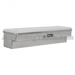 Buyers Products 1713025 Diamond Tread Aluminum Lo-Sider Truck Box, 56" x 13" x 16"
