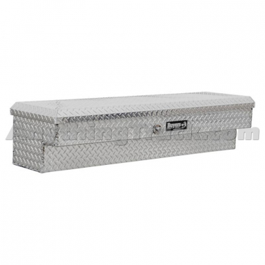 Buyers Products 1713025 Diamond Tread Aluminum Lo-Sider Truck Box, 56" x 13" x 16"