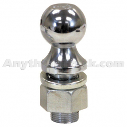 Buyers Products 1802148 2-Inch Chrome Hitch Ball, 1-1/4" Shank, 7500 lbs MGTW