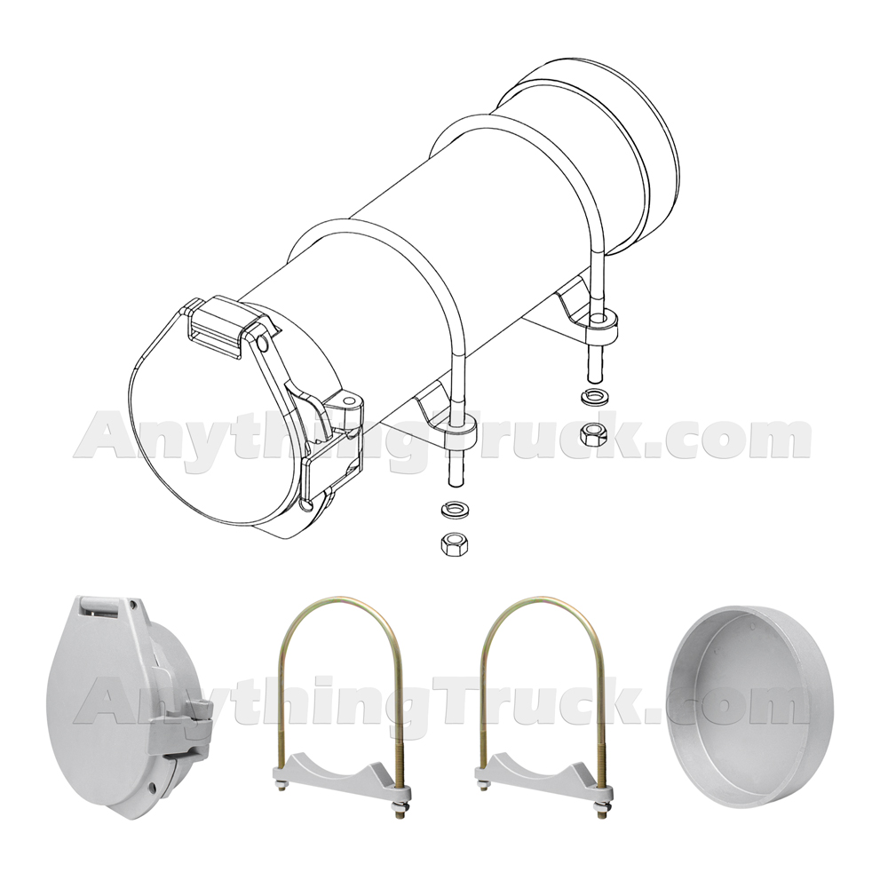 Pro Trucking Products CC600PTP Conduit Carrier Kit For 6" Diameter PVC