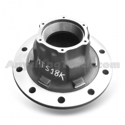 PTP HT518K 10 Stud Trailer Hub, 11.25" Bolt Circle, Stud Pilot, Outboard