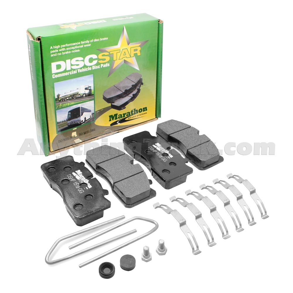 Marathon DSHP1518 Severe Duty 23K Brake Pad Set for WABCO PAN17 Disc