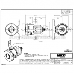 Mico 20-920-500 Polyallomer Reservoir, Hyd Oil, 9/16"-18UNF Fitting