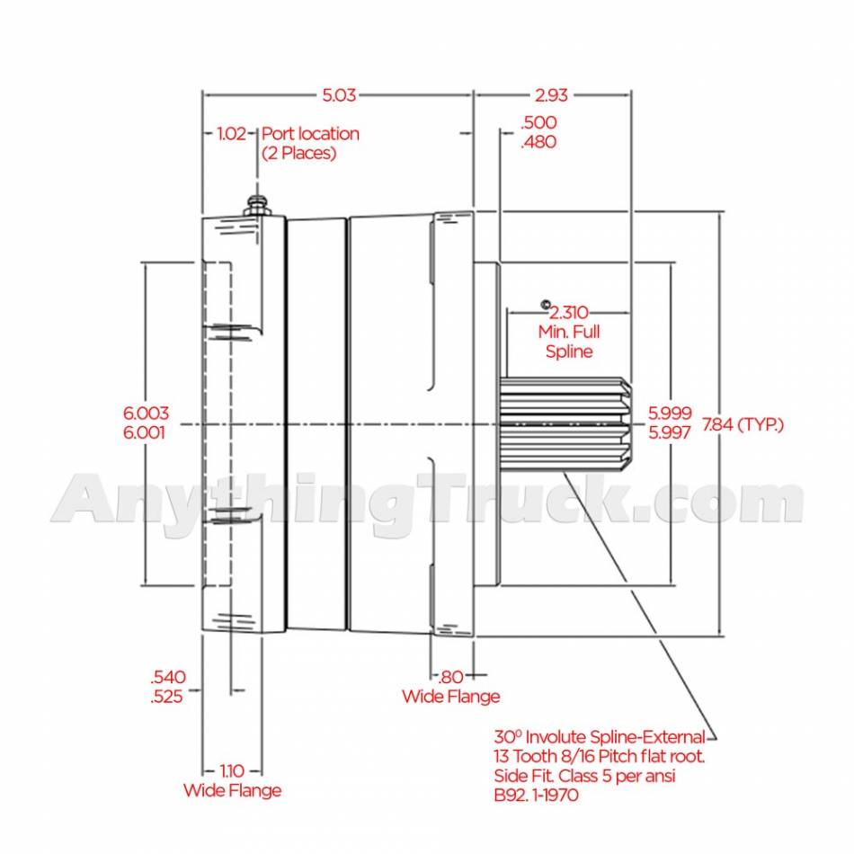Mico 13-552-002 3D-131312-D Multiple Disc Brake | AnythingTruck.com