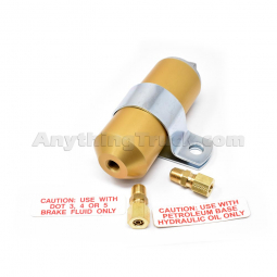 Mico 20-920-006 Reservoir for Hydraulic Remote Actuators, Anodized Aluminum, 1/8" NPTF Port