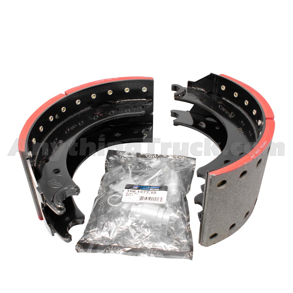 Automann 144.147780.2310 BPW Brake Shoe Kit, 2 Shoes and Hardware