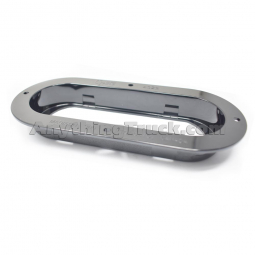 Grote 43222 Bracket, Black, Oval Lamp Theft Resistant Mounting Flange