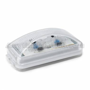 Pro LED 152C Short Rectangular White LED Utility Light, Clear Lens