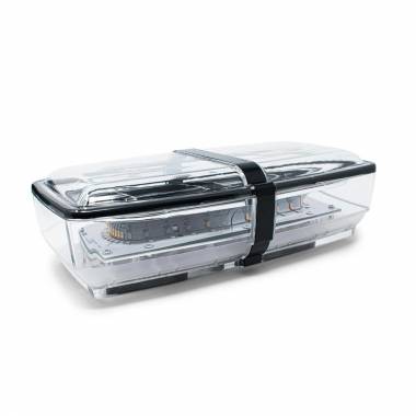 Pro LED 24CLWM Amber LED, Clear Lens Mini Light Bar Warning Light with Magnet Mount, 10-30 VDC