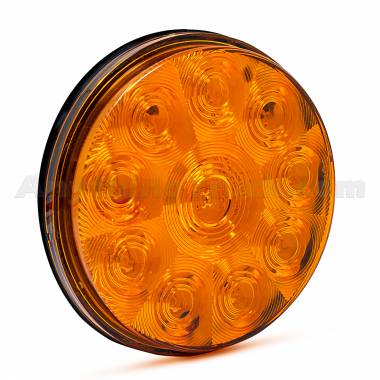 Pro LED 410Y 10-Diode 4-Inch Round Amber LED Front, Park, and Turn Signal Light
