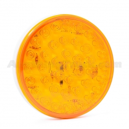 Pro LED 440Y 40-Diode 4-Inch Round Amber LED Turn Signal Light, 12-volts DC, Grommet-Mounted