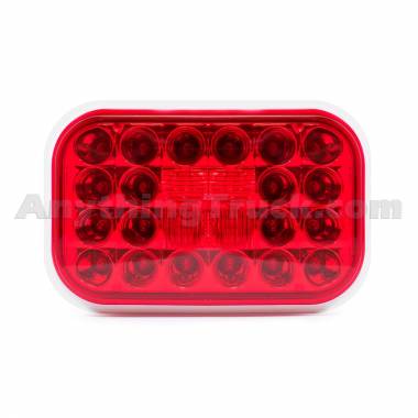 Pro LED 5324R Rectangular 24-Diode LED Stop/Tail/Turn Light, Grommet, 12V, DOT