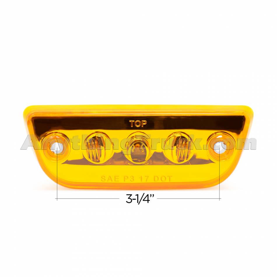 5412A Amber 3-LED Visor Lamp for Peterbilt 579 | Replaces P54-1221