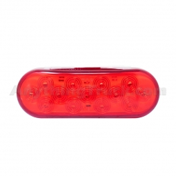 Pro LED 602R24V 24-Volt Oval 13-Diode Red LED Stop Tail Turn Light