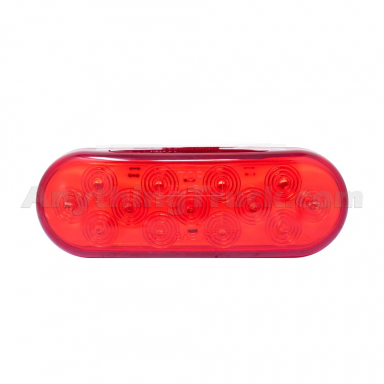 Pro LED 602RMV 10-30 VDC Oval 13-Diode Red LED Stop Tail Turn Light