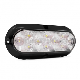 Pro LED 623YST Amber 6 Oval LED Strobe Light, Surface-Mounted