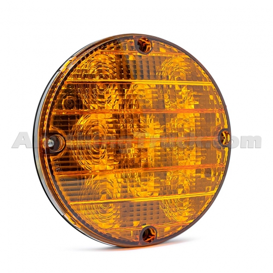 ProLed 7 Inch Round Red Bus Warning Light 