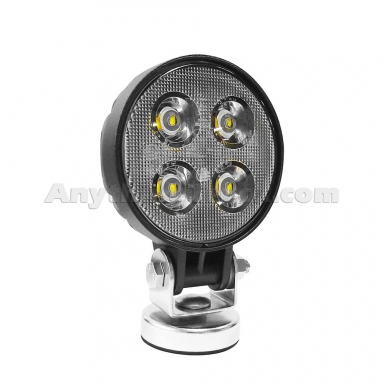 Pro LED 964MAG Mini LED Work/Utility Light, 3-1/2" Diameter, 9-32 Volts DC, 800 Lumens, Magnet Mount