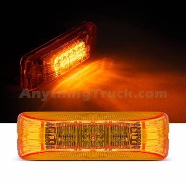 Pro LED HD192Y Amber Long Rectangular LED Marker Light, Heavy Duty Version