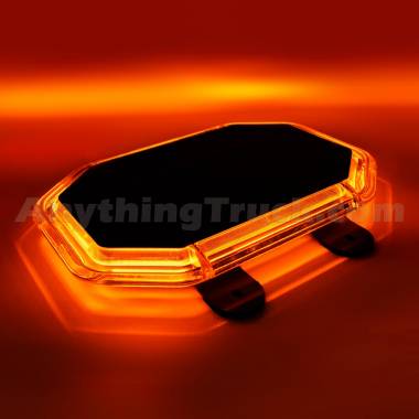 Pro LED SLP1012 12" Low Profile Amber LED Warning Light Bar With 19 Flash Patterns, 10-30 Volt DC