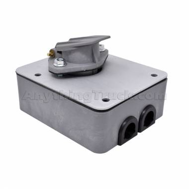 Tramec 38520 Smart Box Trailer Nose Box, Surface Mount, Solid Pin Socket