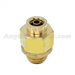Velvac 018046 M12 x 1/4" Tubing Push-To-Connect Male Connector