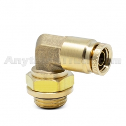 Velvac 018056 M16 x 3/8" Tube 90 Degree Push-To-Connect Swivel Elbow