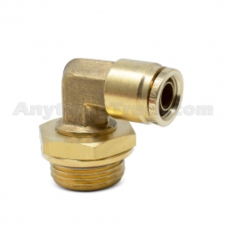Velvac 018062 M27 x 1/2" Tube 90 Degree Push-To-Connect Swivel Elbow