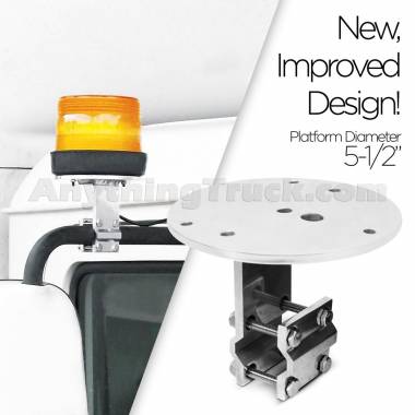 Pro LED BRK1 Mirror Mount Warning Light Bracket with 5-1/2" Pedestal