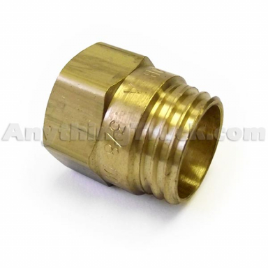 Nut for 3/4" OD x 3/8" ID Rubber Air Brake Hose Connectors with Spring Guard