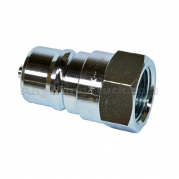 Parker 6602-16-16 1" NPT Steel Hydraulic Coupler Nipple, 1" Body Size