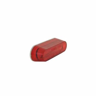 Grote 45252 Red Thin-Line Incandescent Clearance/Marker Light, #193 Bulb, 12V, Snap-On Lens
