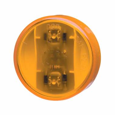 Grote 47113 Amber SuperNova 2" Round LED Clearance/Marker Light, Grommet Mount, 12V