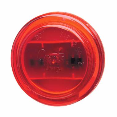 Grote 47122 Red SuperNova 2.5" Round LED Clearance/Marker Light, Grommet Mount, 12V