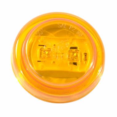 Grote 47123 Amber SuperNova 2.5" Round LED Clearance/Marker Light, Grommet Mount, 12V
