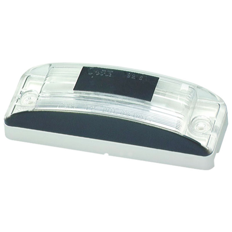Grote 60331 Turtleback II Incandescent License Plate Light, Screw