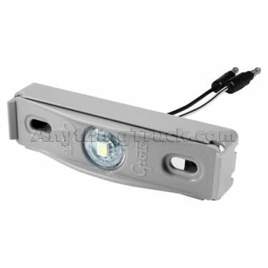 Grote 60711 MicroNova Dot LED License Plate Light Kit, Gray Housing, 12/24V