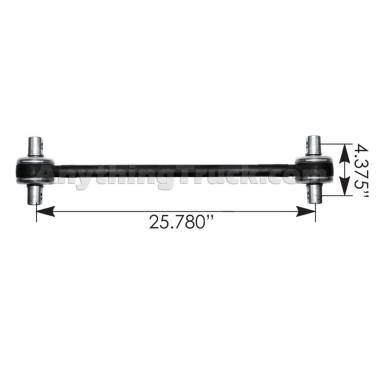 TMR532 Peterbilt Torque Rod, 25.780" C to C Replaces Peterbilt 305108 & 03-05108