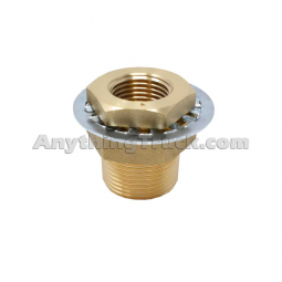 177.4028 1/2" Bulkhead Fitting, 1-1/8" - 14 Thread