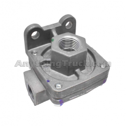 Bendix 802215 QR-1 Quick Release Valve, 1/2" NPT Supply, 3/8" NPT Del, 1/2" NPT Exhaust