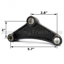 PTP 131042 Equalizer For 1-3/4" Wide Double Eye Springs, Replaces Dexter 013-104-02