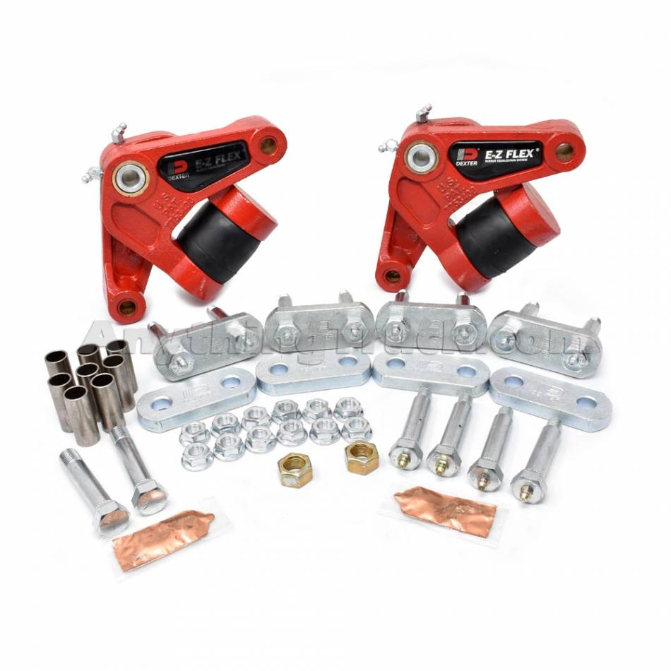 Dexter K71-653-06 Red E-Z Flex Complete Kit, Tandem Axle, 35
