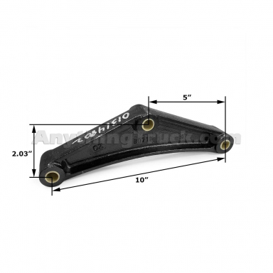 Dexter 013-148-02 Equalizer, 1-3/4" Double Eye Leaf Springs, 42" Axle Spacing