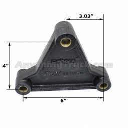 PTP 1310 Equalizer, 4.00 High, For 1-3/4" Double Eye Leaf Springs