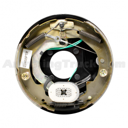 PTP 23468 10" x 2-1/4" LH Electric Brake Assembly, Forward Self Adjust, 4 Hole Mount