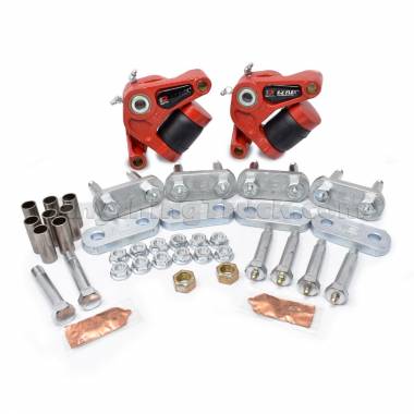 Dexter K71-652-06 Red E-Z Flex Complete Kit, Tandem Axle,  33" Spacing, 6K Max Cap
