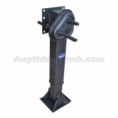 SAF Holland LG4001-920000000 Atlas 55 Gear Side Landing Leg, 10"x10x"4.5" Sand Shoe, 19" Travel