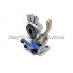 PTP 441004  Blue Service Glad Hand with Shut Off, Lever Style